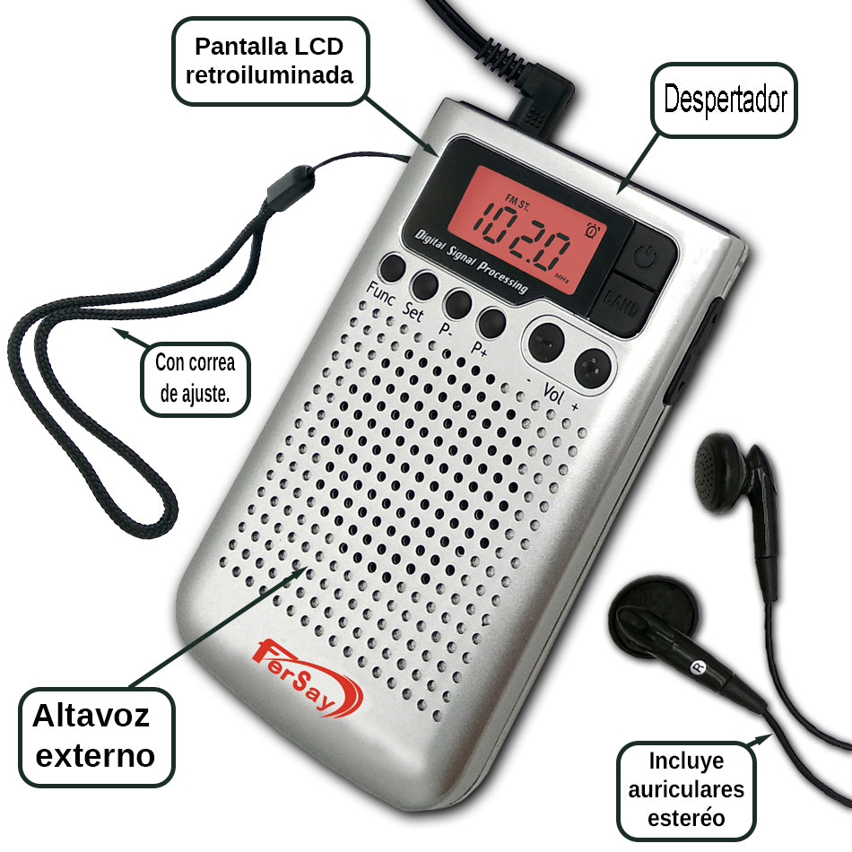 Fersay PLL/AM Pocket Radio - RDIG-2020P